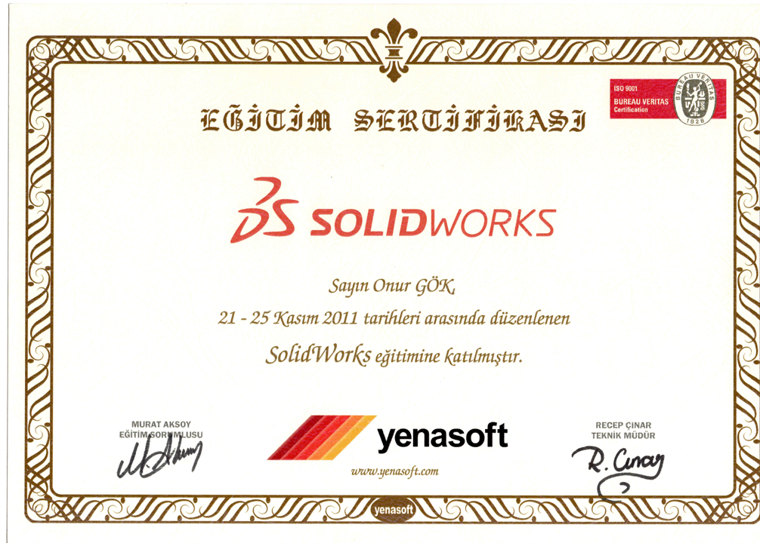 SolidWorks Eğitimi